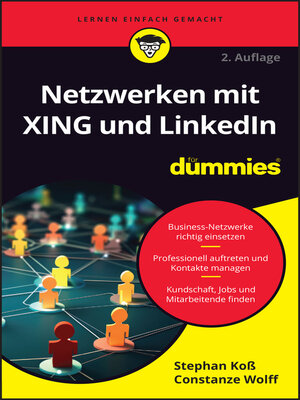 cover image of Netzwerken mit XING und LinkedIn für Dummies